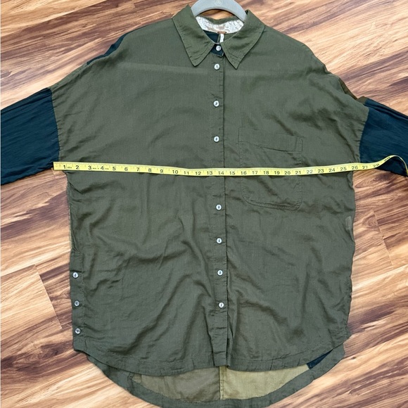 Free People Rainbow Rays Button-Down Shirt - Picture 5 of 7